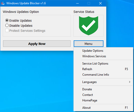 详细阅读:Windows Update Blocker v1.6 禁用Windows Update Windows Update Blocker v1.6 禁用Windows Update