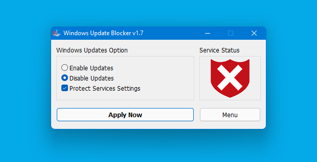 Windows Update Blocker v1.8 禁用Windows Update