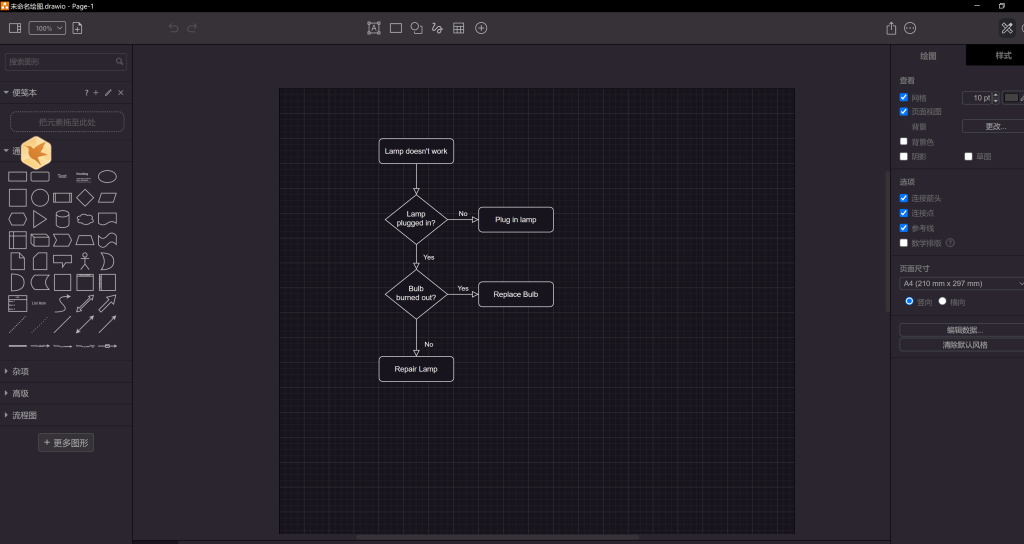 一款功能强大、易于使用的绘图工具 Drawio v24.2.5