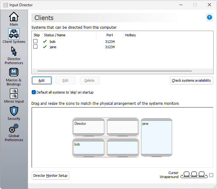 Input Director v2.3 局域网一套鼠标键盘控制多台电脑 KVM