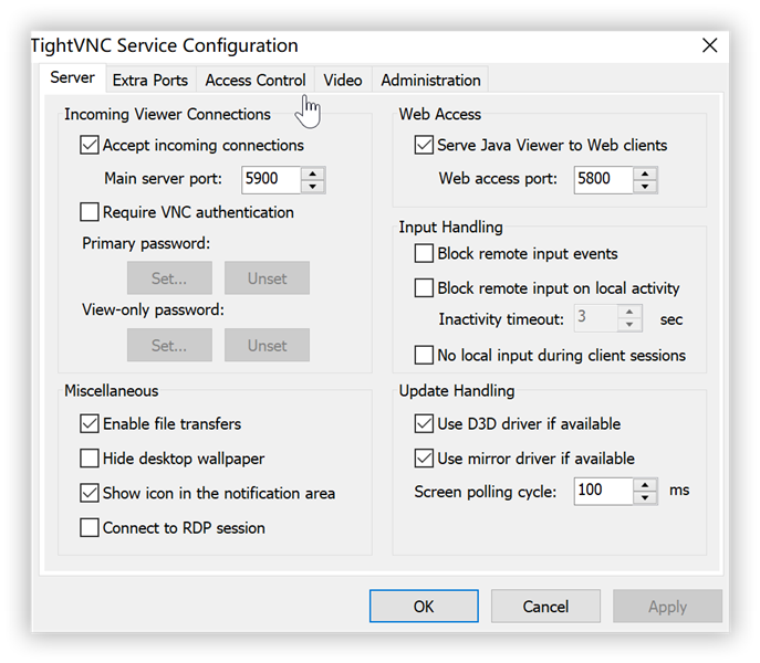 免费且开源的桌面远程软件 TightVNC v2.8.85